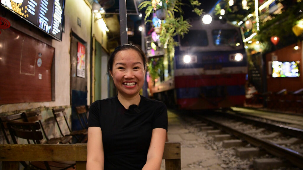 rue du train Hanoi