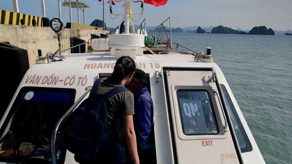 Bateau pour l'île de Co To