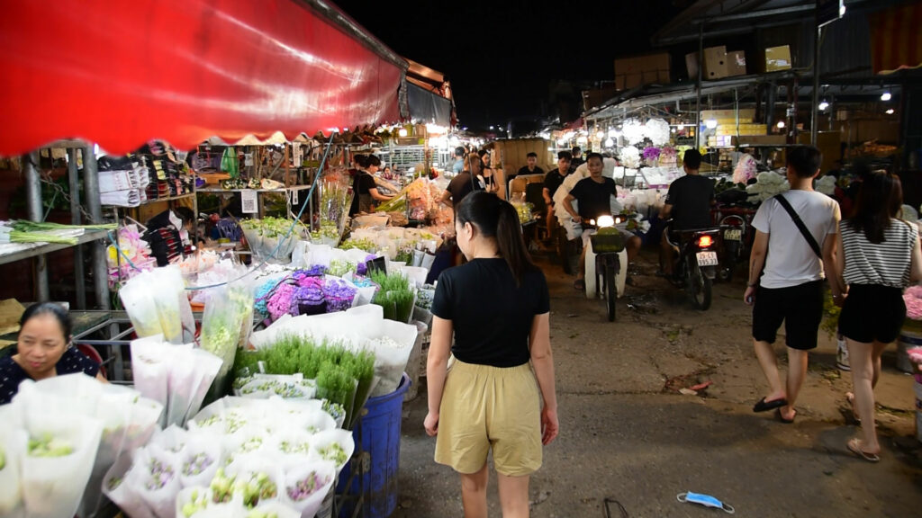 Le marché aux fleurs de Tay Ho Hanoi