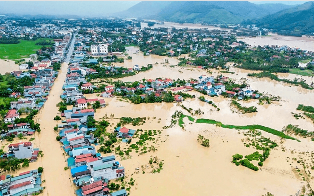 Voyager après le typhon au Vietnam Ha Giang