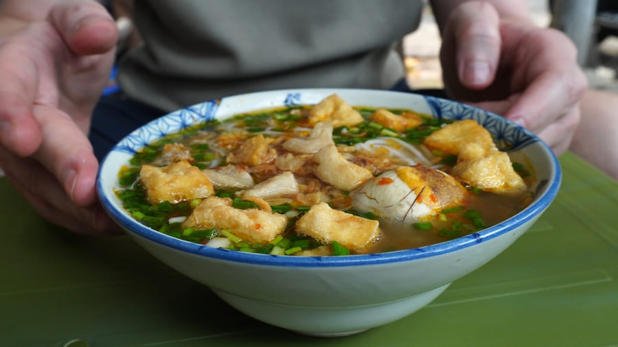 bun rieu cua soupe au Vietnam