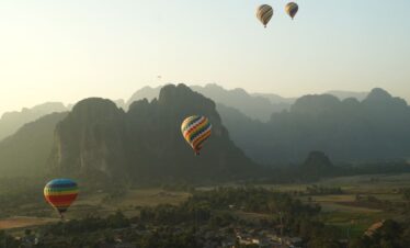 Montgolfière Laos Vang Vieng